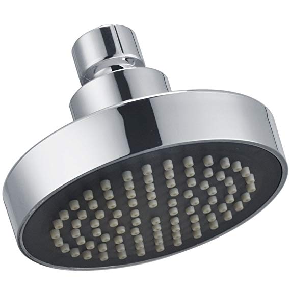 KES J335 Showering Replacement 4-Inch Shower Head Fixed Mount, Polished Chrome