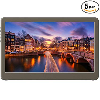 GeChic 1503E 15.6" FHD 1080p Portable Monitor with HDMI, VGA Input, USB Powered, Ultralight Weight, Built-in Speakers