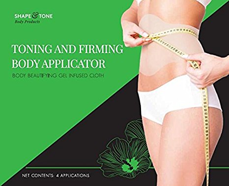 Ultimate Toning and Firming Body Applicator, 4 Body Wrap New Improved Formula - it works for Skin Tightening Toning Firming