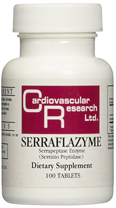 Cardiovascular Research Serraflazyme Tablets, 100 Count