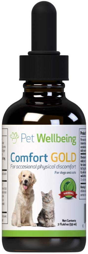 Pet Wellbeing Comfort Gold for Cats - Natural Pain Relief for Feline Discomfort - 2oz (59ml)