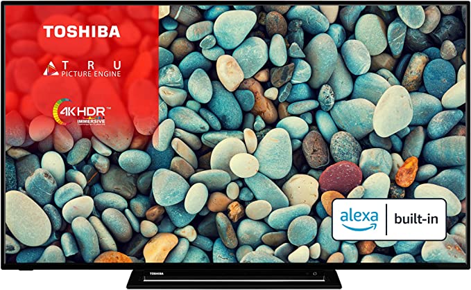 Toshiba 50UK3163DB TV 127 cm (50") 4K Ultra HD Smart TV Wi-Fi Black, Alexa Built-in (2021 Model)