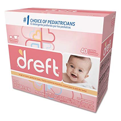 Dreft Ultra Powdered Laundry Detergent, Original Scent, 53 oz Box - four 53-oz boxes.