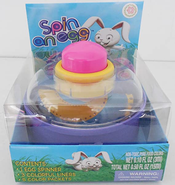 Dudley's 'Spin An Egg' Decorating Kit With Spinner, Liners And Color Packets