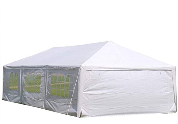 DELTA Canopies 15'x30' Wedding Party Tent Gazebo Canopy Shelter White