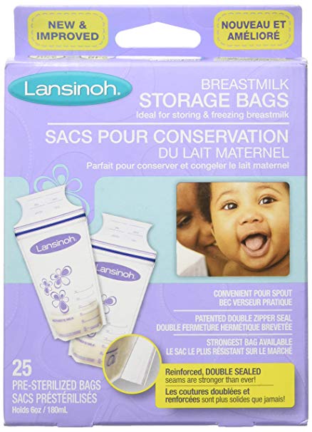 Lansinoh Breastmilk Storage Bags – 25 Count