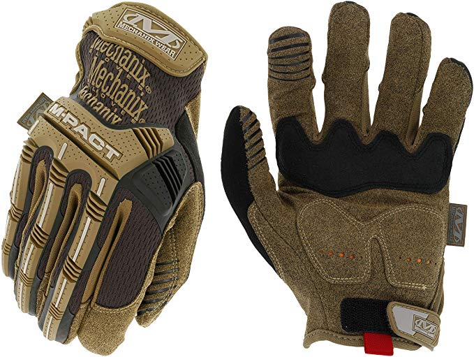 Mechanix Wear M-Pact Gloves (Large, Brown)