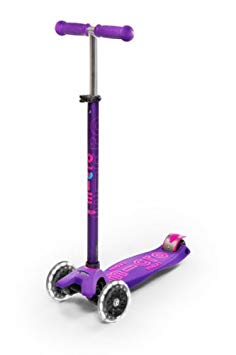 Micro Maxi Deluxe LED Kick Scooter (Purple)