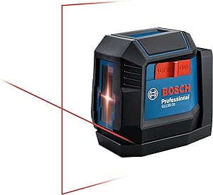 BOSCH GLL50-20 Cross Line Laser, Self Leveling, 50ft Range and Magnetic Laser Mount