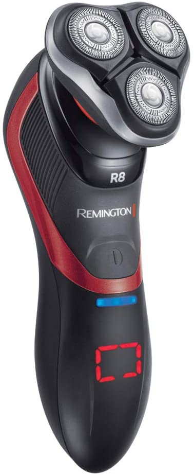 Remington Men's R8 Ultimate Series Electric Rotary Shaver, Includes Grooming Styler and Quick Charge Feature - XR1550