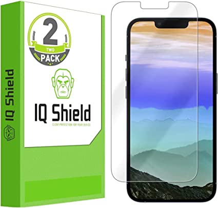 IQShield Screen Protector Compatible with Apple iPhone 14 Plus/iPhone 13 Pro Max (6.7 inch)(2-Pack)