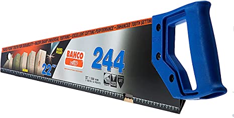 Bahco 244-22-U7/8-HP Hardpoint Handsaw, 7 tpi, 550mm Length