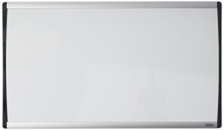 Quartet Cubicle Arc Frame Magnetic Dry-Erase Board, 24 x 14 Inches, Aluminum Frame (ARC2414)