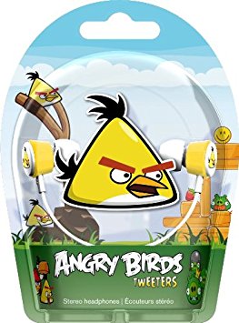 Gear4 HAB006G Angry Birds In-Ear Stereo Headphones - Yellow Bird Tweeters (Discontinued by Manufacturer)