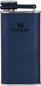 Stanley Classic Flask 8oz with Never-Lose Cap, Wide Mouth Stainless Steel Hip Flask for Easy Filling & Pouring, Insulated BPA-Free Leak-Proof Flask