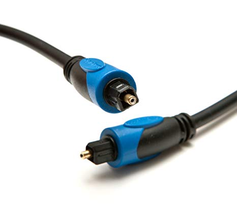 BlueRigger Digital Optical Audio Toslink Cable (10 Feet / 3 Meters)