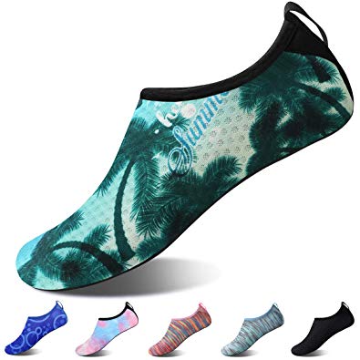 Hotaden Water Shoes Aqua Socks Quick Dry Slip-on Barefoot for Men Women Beach Swim Surf Yoga Exercise Outdoor Shoes