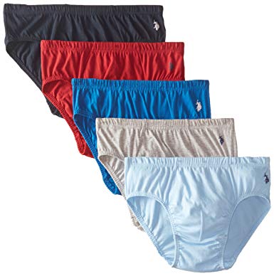 U.S. POLO ASSN. Men's Low-Rise Brief 5-Pack