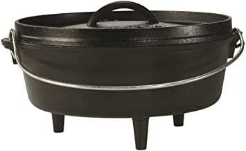 Lodge L10CO3 4 Quart Camp Dutch Oven, Black