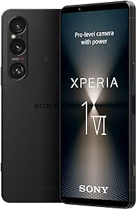 Sony Xperia 1 VI - 6.5 Inch 19.5:9 FHD  HDR OLED - 120Hz Refresh rate - Triple lens - Android 14 - SIM free - 256GB Storage - IP65/68 rating - Dual SIM hybrid 1-36 months warranty - Black