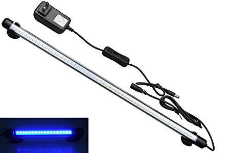 Mingdak LED Aquarium Light, Tank Light Submersible Crystal Glass Lights