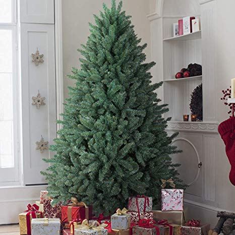OasisCraft Christmas Tree 6.5ft Premium Hinged Blue Spruce Artificial Christmas Tree, Unlit