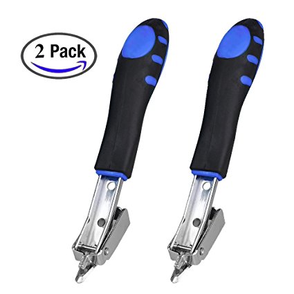 Sinohome Heavy Duty Upholstery Staple Remover - Professional Nail Puller Office Hand Tools Blue (2 Pack) Father's Day Gift