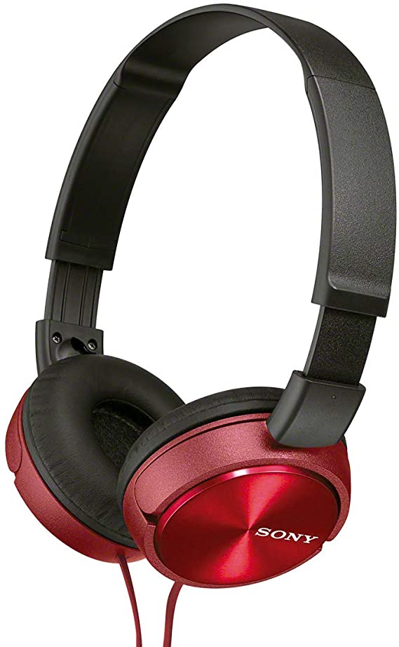 Sony MDR-ZX310AP/R ZX Series Stereo Headset - Red