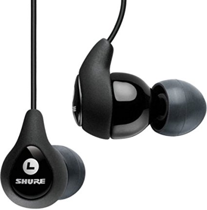 Shure SE110 Sound Isolating Earphone with Balanced Armature Driver (Black)