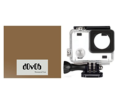 dOvOb Replacement Waterproof Protective Housing Case for GoPro HERO 4 3 3  Cameras(Clear)