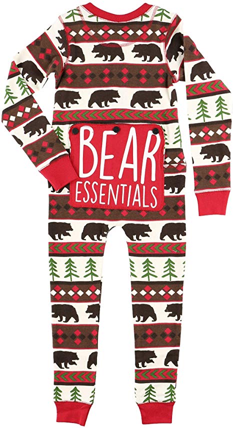 Family Matching Christmas Pajamas by LazyOne | Bear Essentials Holiday PJ Onsie