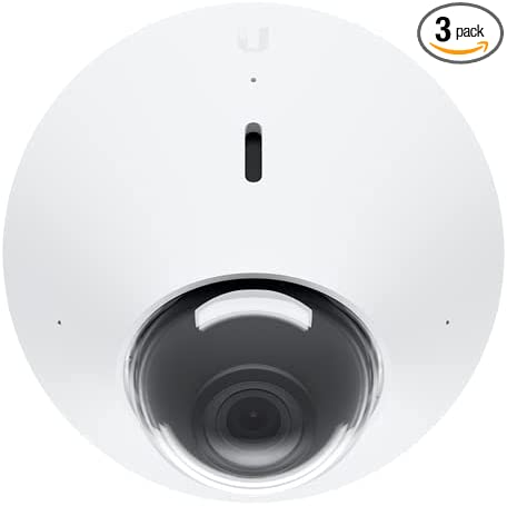 Ubiquiti UniFi Protect G4 Dome Camera | Compact 4MP Vandal-Resistant Weatherproof Dome Camera with Integrated IR LEDs (3 Pack)