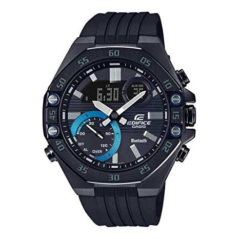 Casio Edifice Bluetooth Connect Analog-Digital Black Dial Men's Watch-ECB-10PB-1ADF (ED496)