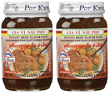 Por Kwan Pho Vietnamese Beef Flavor Paste - 8 oz x 2 jars