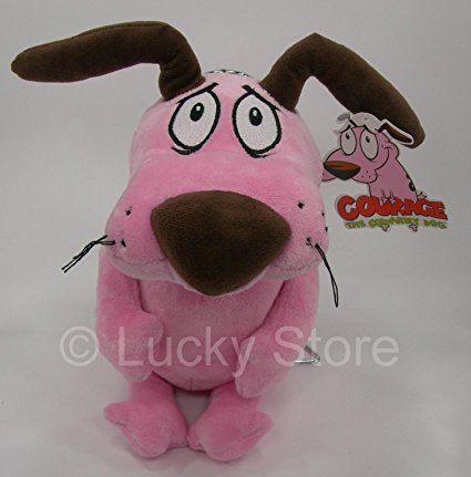 Courage the Cowardly Dog 9'' Soft Toy Plush by Cartoon Network