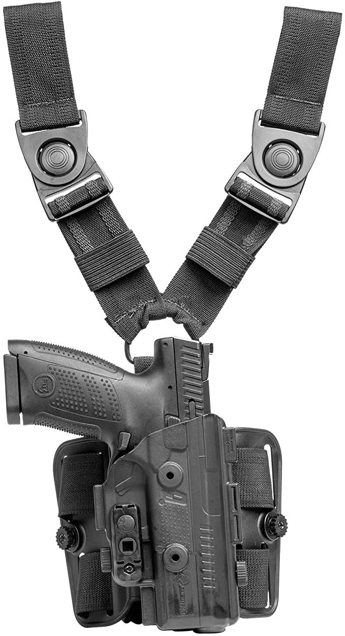 Alien Gear ShapeShift Drop Leg Tactical Holster - Custom Fit for Your Gun (Select Pistol Size) - Right or Left Hand - Adjustable Retention and Cant - Made in The USA