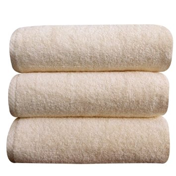 Classic Turkish Towels "Arsenal Bath Sheet Towel Set of 3 - 600 Gram Natural) (Ivory)