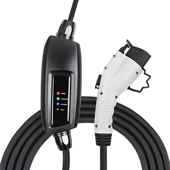 Lectron 240V 16 Amp Level 2 EV Charger with 21ft Extension Cord J1772 Cable & NEMA 10-30 Plug (UL-Certified)