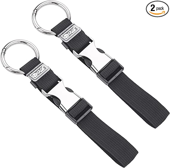 Yolev 2 Pieces Luggage Strap Portable Multi-Purpose Travel Bag Strap Anti-Lost Buckle Straps Accessories