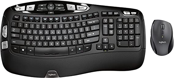 Logitech MK570 Wireless Wave Ergonomic Keyboard and Mouse Combo