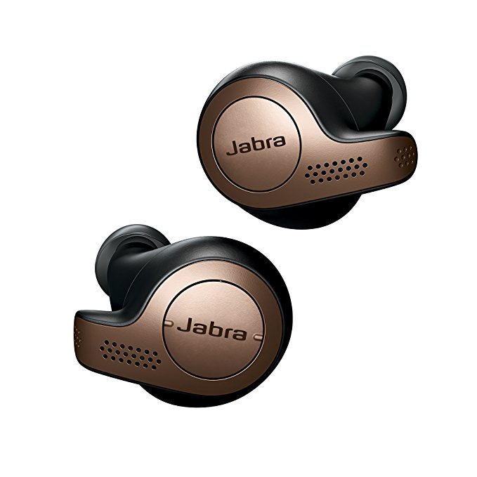 Jabra Elite 65t True Wireless Bluetooth Earbuds with Charging Case and One-touch Amazon Alexa - Copper Black