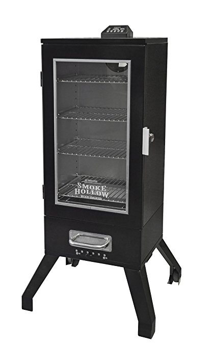 Smoke Hollow 3616DEW   36-Inch Digital Electric Smoker with Window, Black