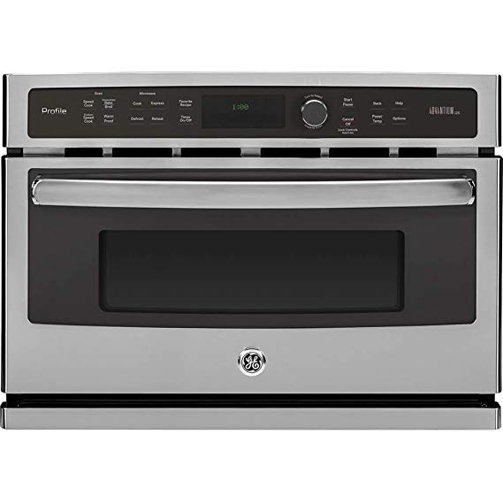 GE PSB9100SFSS Profile Advantium 27" Stainless Steel Electric Single Wall Oven - Convection - Speed Oven