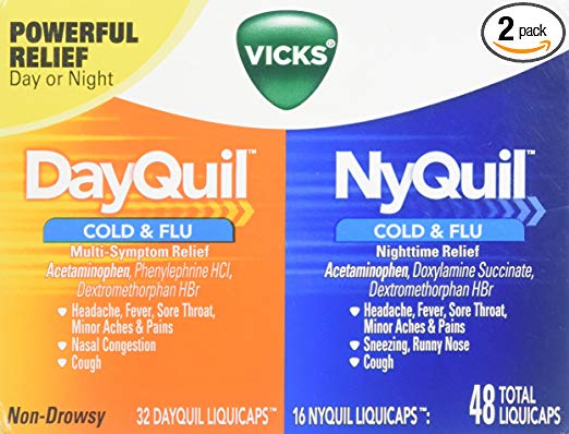 Vicks DayQuil & NyQuil Cold & Flu Combo Pack LiquiCaps Combo Pack