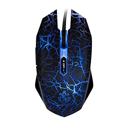 Anker Gaming Mouse, 7 Programmable Buttons, up to 2000 DPI, 5 User Profiles (bound to specific games), Omron Micro Switches