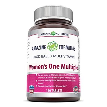 AMAZING NUTRITION WOMENS' ONE MULTIPLE 150 Tablets (3 months' supply) * Just one tablet of Amazing Nutrition Women's one multiple taken daily may serve as a great way to provide nutrients that a women's body need to stay healthy and active.