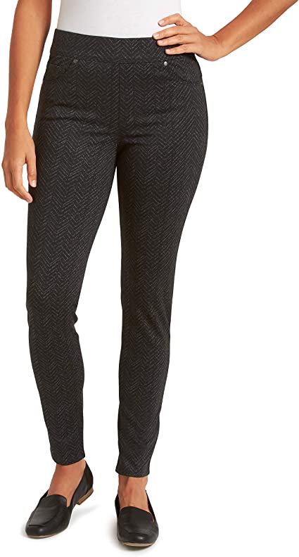 Gloria Vanderbilt Women's Avery Slim Pull on Pant