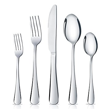 RayPard 40-piece Stainless-steel Cutlery Set Flatware Set, Service for 8