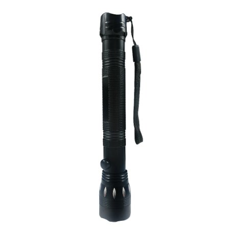 Woonder Mini Protable Aluminium Alloy Handheld Glare Flashlight, Tiny Ex-Electric Torch - Ultra Bright LED Flashlight, Required 2 * AA Battery (not included), Black