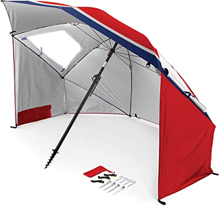 Sport-Brella Premiere UPF 50  Umbrella Shelter for Sun and Rain Protection (8-Foot)